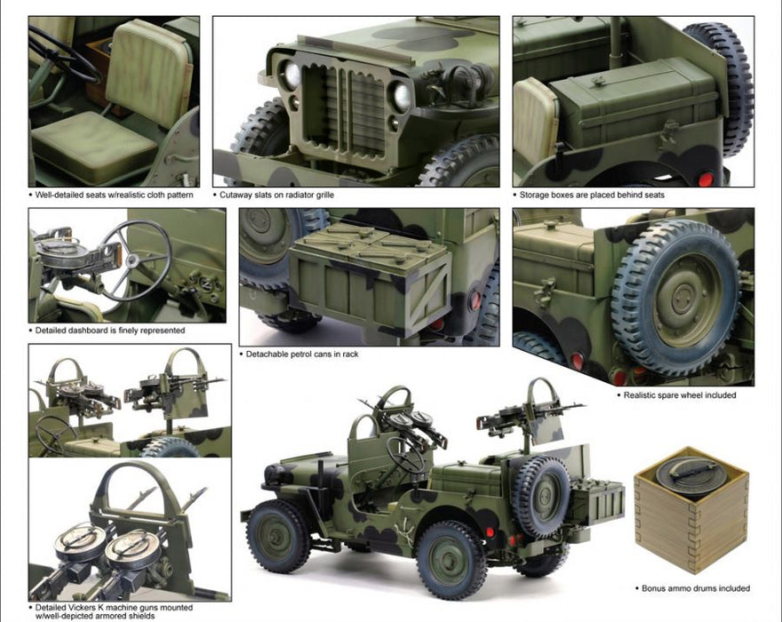 Dragon Models 75042 1/6 SAS Raider 4x4 Jeep NW Europe Model Kit
