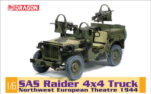 Dragon Models 75042 1/6 SAS Raider 4x4 Jeep NW Europe Model Kit
