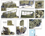 Dragon Models 75052 1/6 Scale 1/4 Ton 4x4 Truck with .50 CAL Browning Machine Gun Model Kit