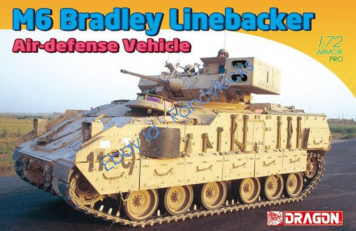 Dragon Models 7624 1/72 M6 Bradley Linebacker Air-Defense Vehicle Model Kit