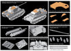 Dragon Models 7696 1/72 Sd.Kfz. 171 Panther G Model Tank Kit