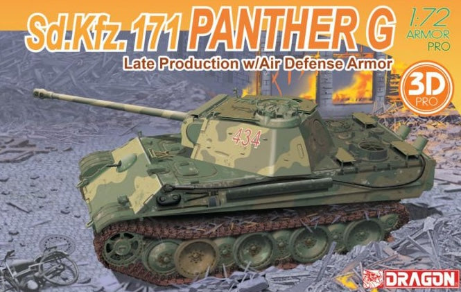 Dragon Models 7696 1/72 Sd.Kfz. 171 Panther G Model Tank Kit