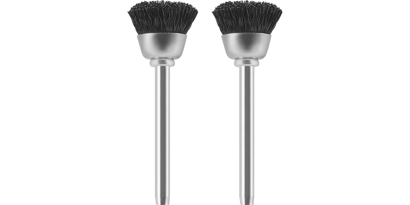 Dremel 404-02 1/2" Nylon Bristle Cleaning/Polishing Brush (2 Pack)