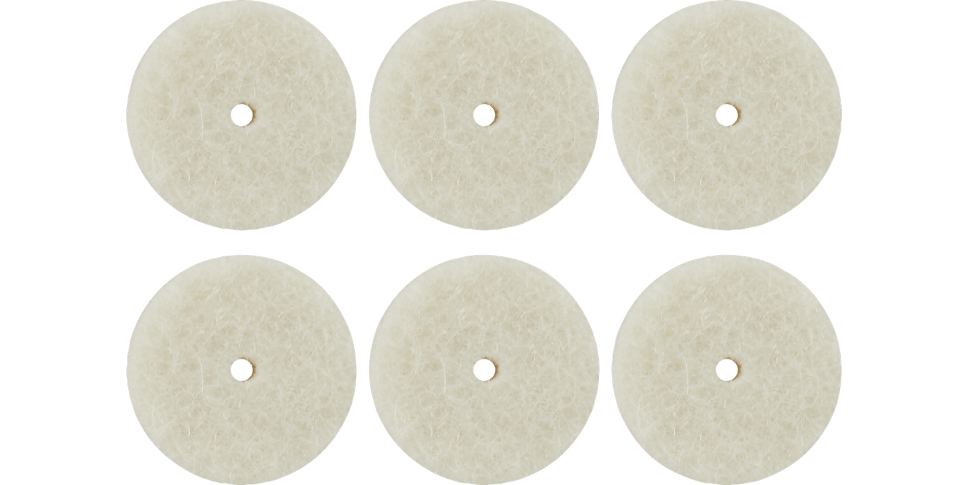 Dremel 414 1/2" Felt Polishing Wheel (6 Pack)