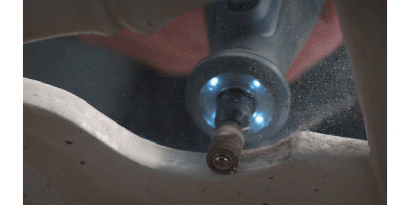 Dremel 430 1/4" Sanding Drum Mandrel with Coarse Band