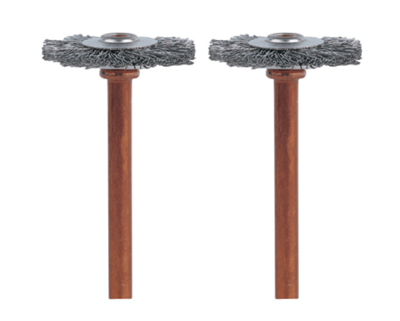 Dremel 530-02 3/4" Stainless Steel Clean/Polish Brushes 2 Pack