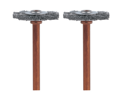 Dremel 530-02 3/4" Stainless Steel Clean/Polish Brushes 2 Pack