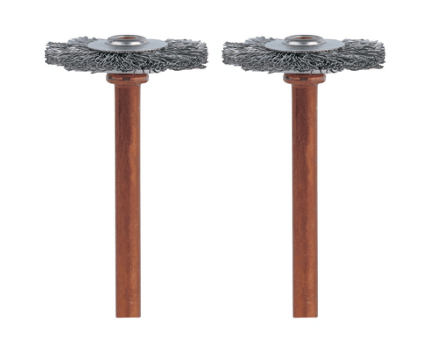 Dremel 530-02 3/4" Stainless Steel Clean/Polish Brushes 2 Pack