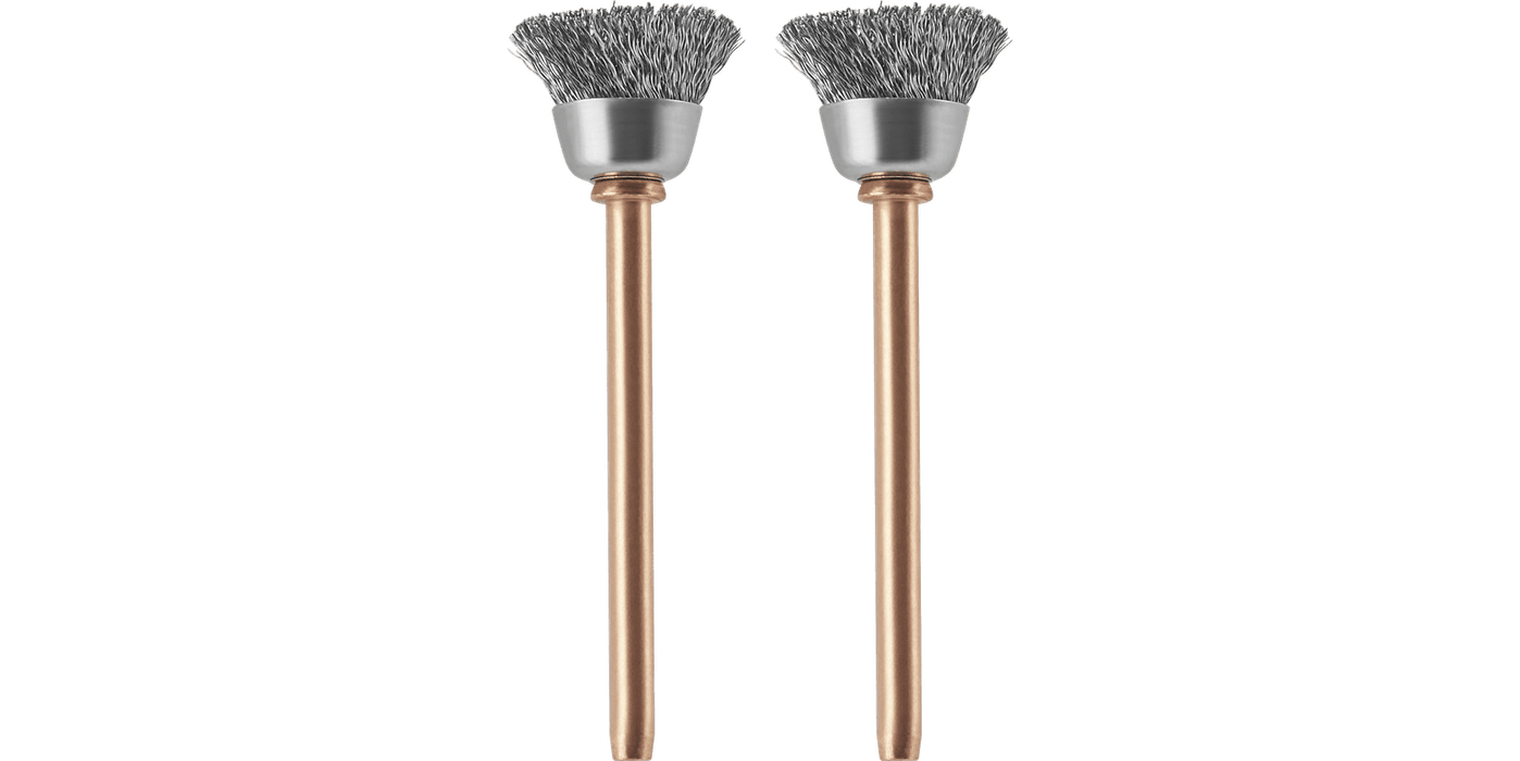 Dremel 531-02 1/2" Stainless Steel Clean/Polish Brushes 2 Pack