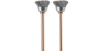 Dremel 531-02 1/2" Stainless Steel Clean/Polish Brushes 2 Pack