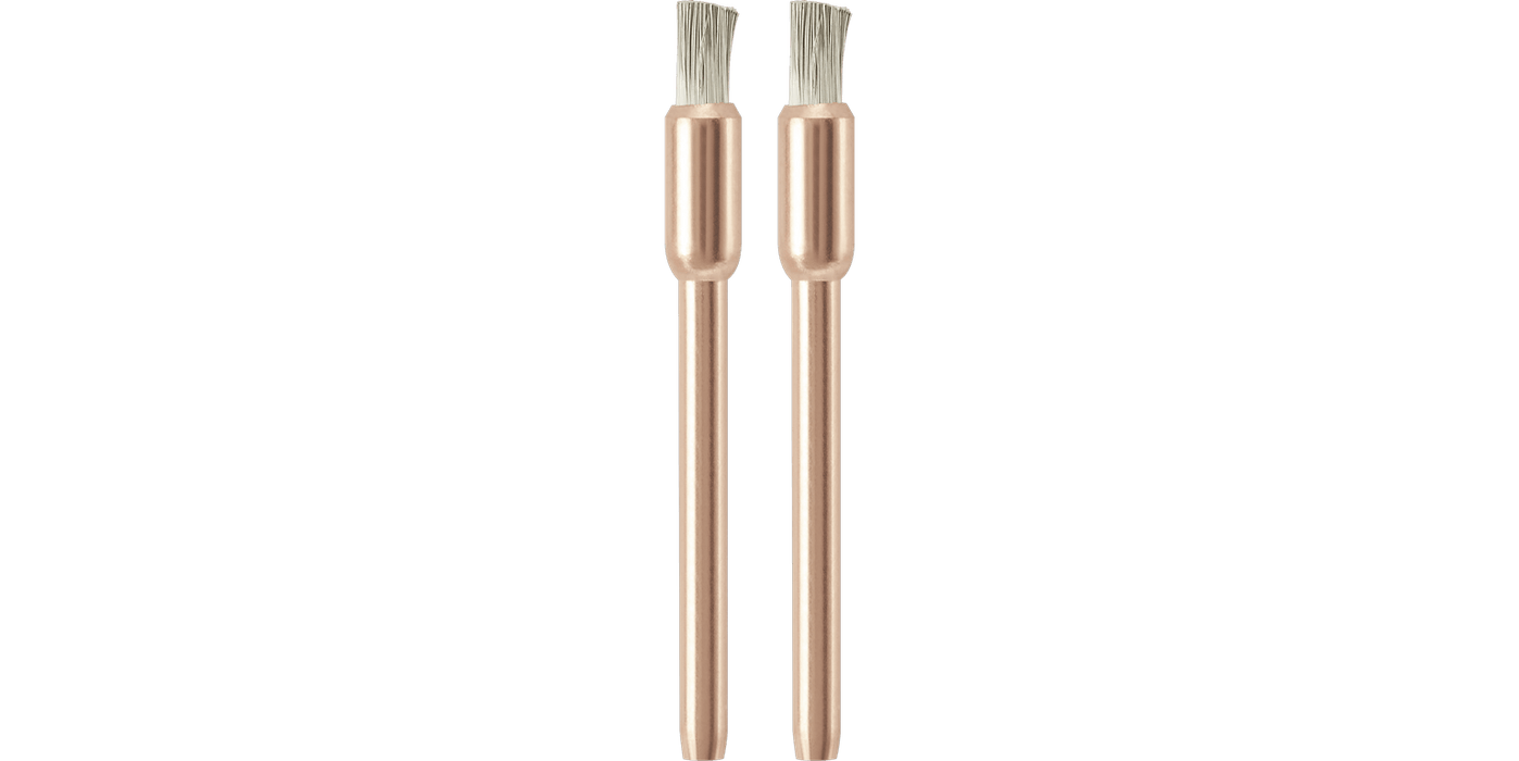 Dremel 532-02 1/8" Stainless Steel Clean/Polish Brushes 2 Pack