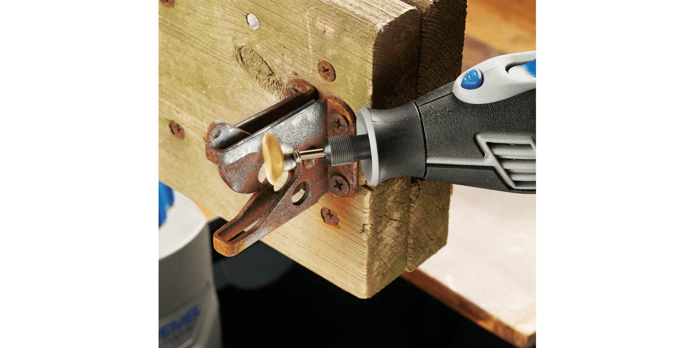 Dremel 536-02 1/2" Brass Clean/Polish Brushes 2 Pack