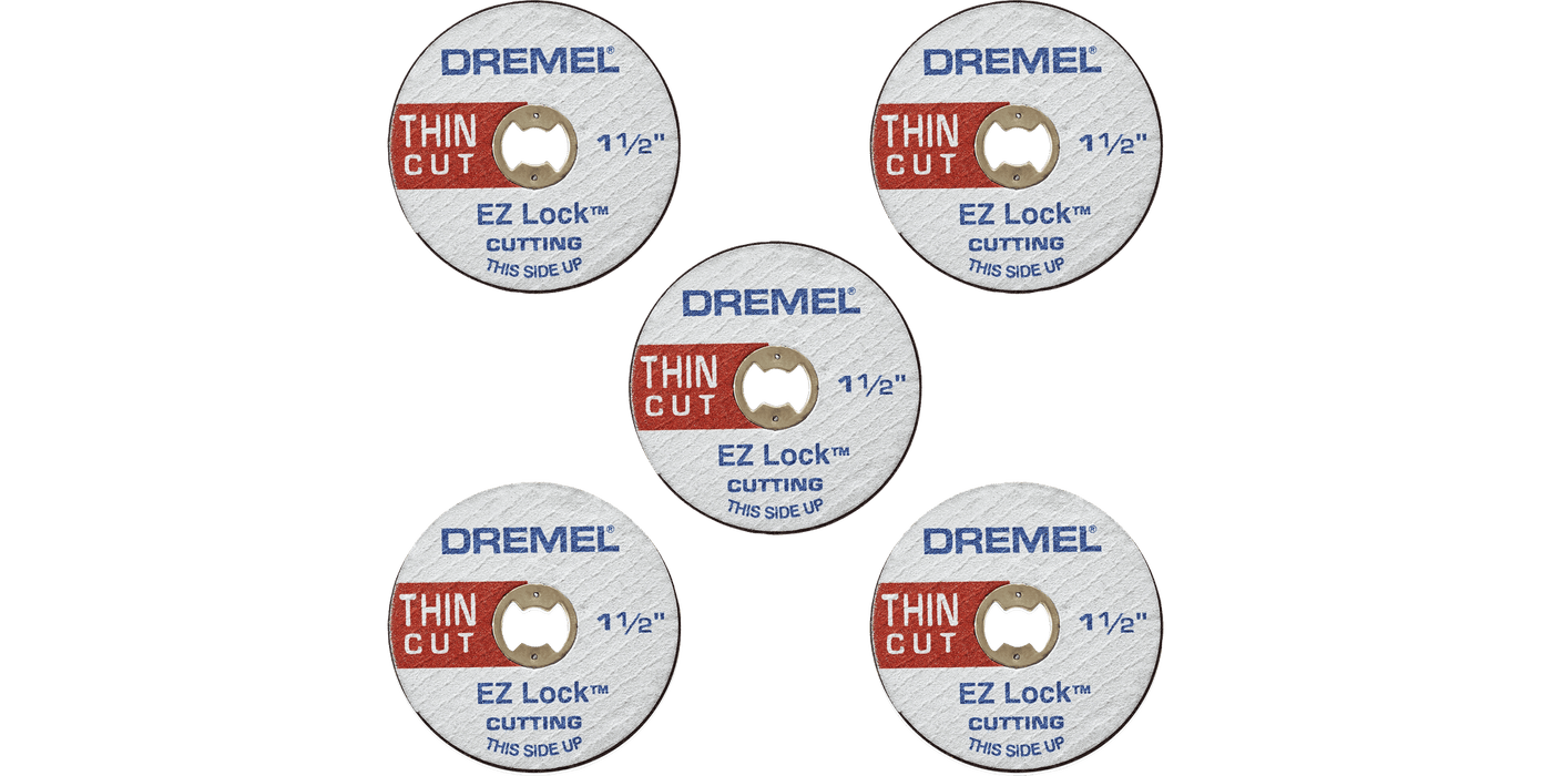 Dremel EZ409 EZ Lock 1-1/2" Thin Cut Cut Off Wheel (5 Pack)