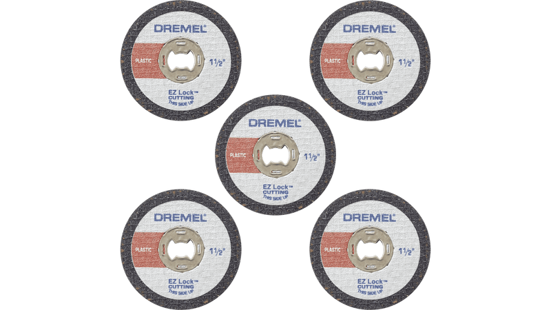 Dremel EZ476 EZ Lock 1-1/2" Fiberglass Reinforced Cut Off Wheel for Plastic (5 Pack)