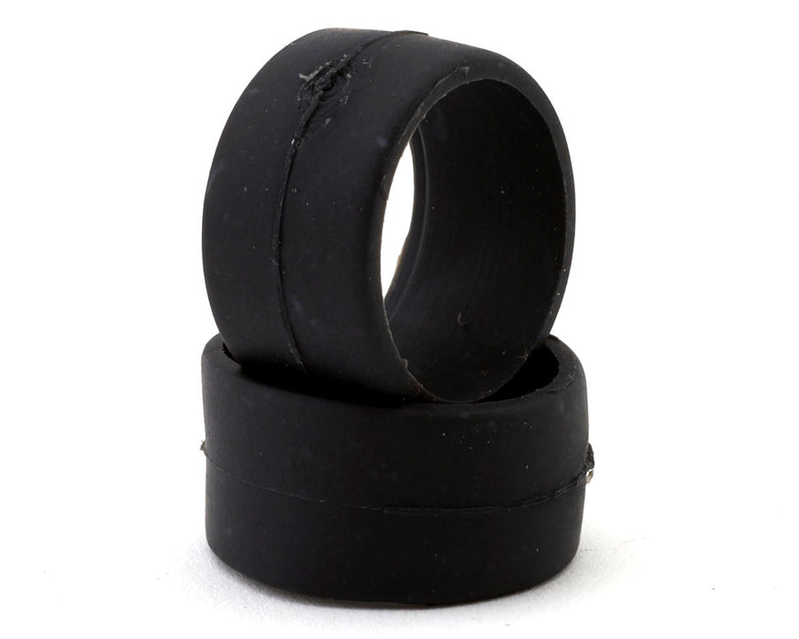 DS Racing DS-11FS-23-25C 1/28 Front Medium Hard Slick Rubber Touring Tires (2 Pack)