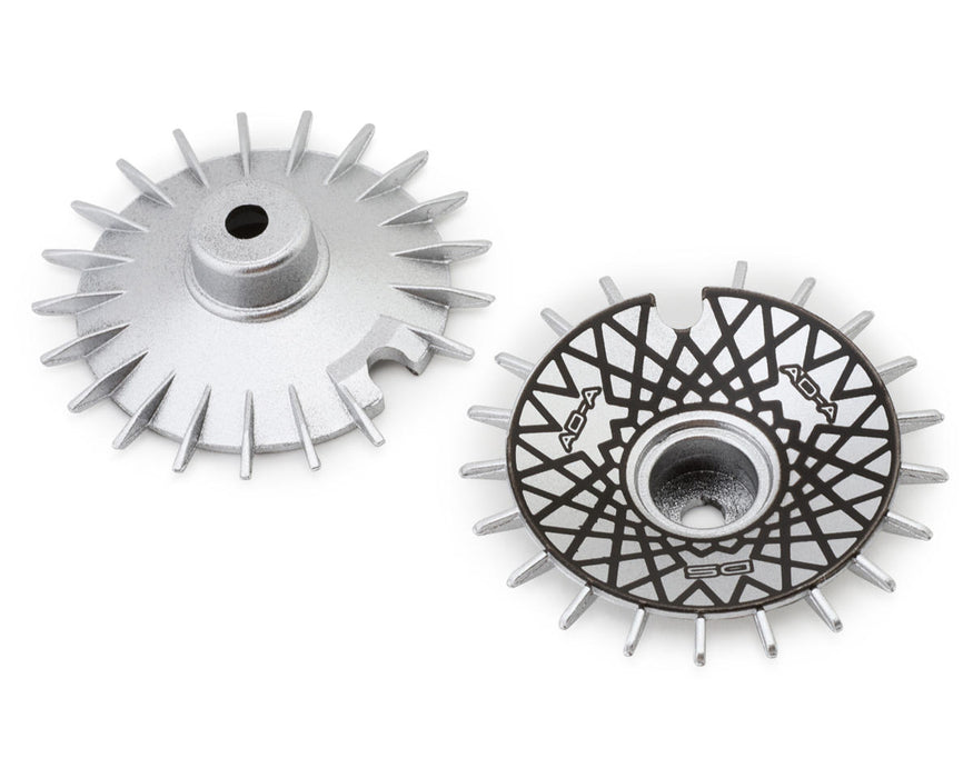 DS Racing DS-AD-AS-BME Silver/Black Mesh Sloped Aero Drift Wheel Covers (2 Pack)