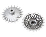 DS Racing DS-AD-AS-BME Silver/Black Mesh Sloped Aero Drift Wheel Covers (2 Pack)