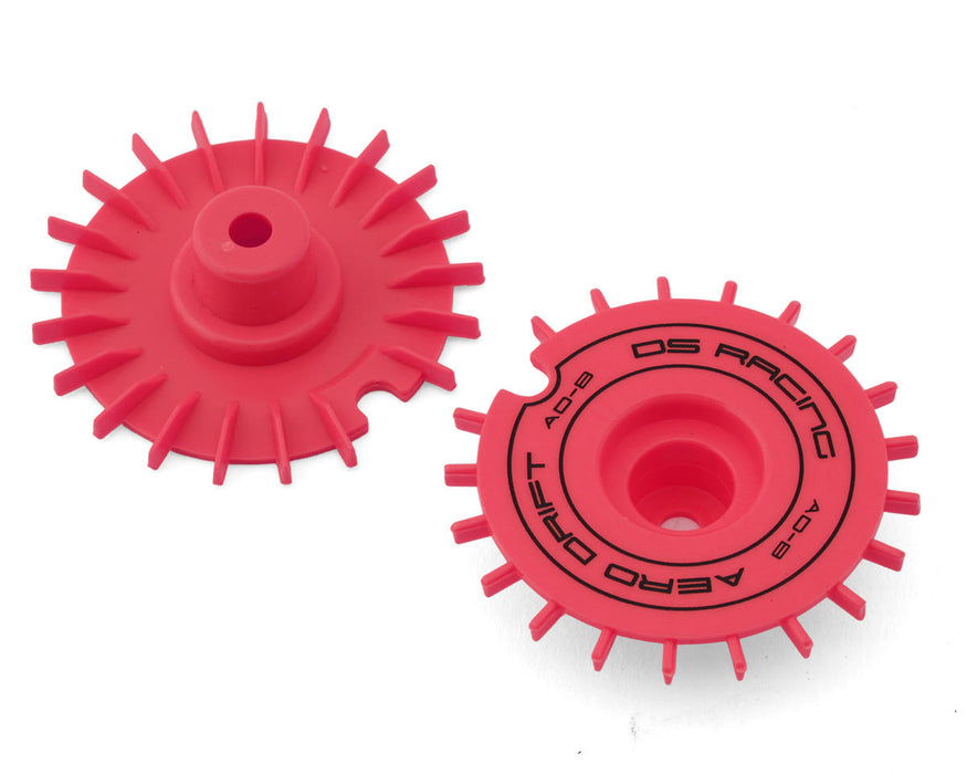 DS Racing DS-AD-BFP-BF Fluorescent Pink Flat Aero Drift Wheel Covers for Drift Element Wheels (2 Pack)