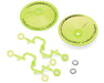 DS Racing DS-ADP-ATFL-BF Fluorescent Lime Sloped Aero Drift Wheel Covers (2 Pack)