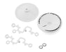DS Racing DS-ADP-AW-BF White Sloped Aero Drift Wheel Covers (2 Pack)