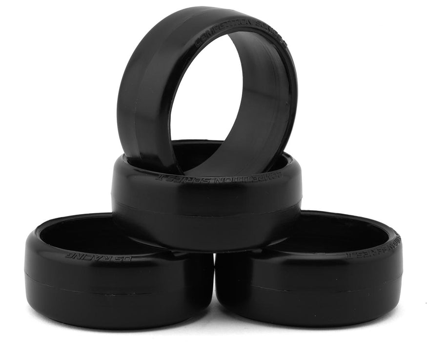 DS Racing DS-CS2-4F0 1/10 Competition Series II Slick Drift Tires (4 Pack) (FFFF Zero II)