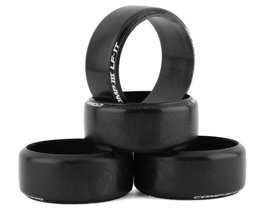 DS Racing CS3-LF1T Competition III Slick Drift Tires (4 Pack) LF-1T - Smooth Asphalt, Tile and Epoxy (Soft)