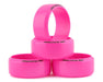 DS Racing CS3-LF3PK Competition III Slick Drift Tires (Pink) (4 Pack) LF-3 - P-Tile, Painted Floor and Epoxy (Medium)