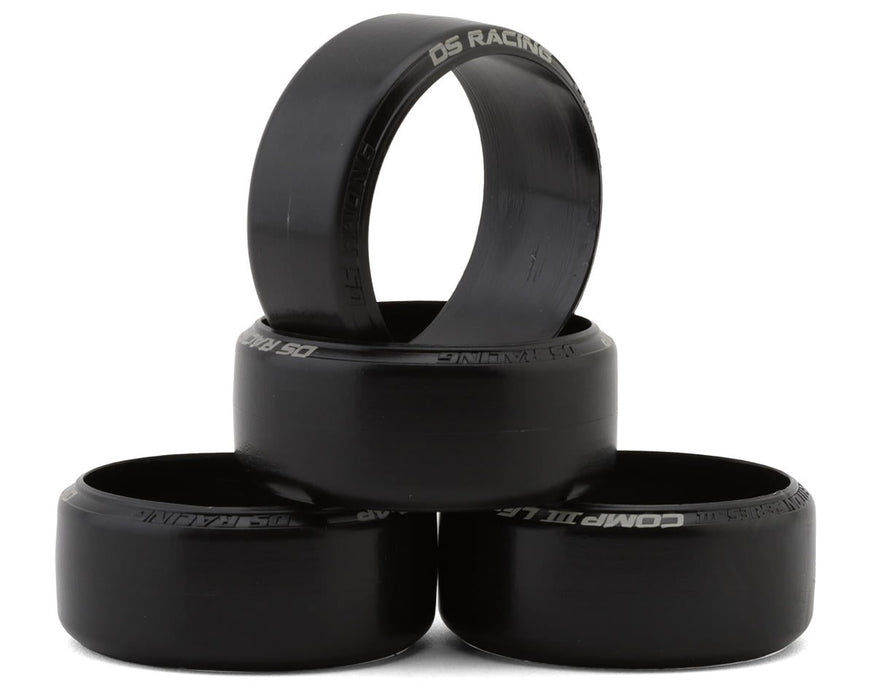 DS Racing DS-CS3-LF4P Competition III Slick Drift Tires (4 Pack) LF-4P - P-Tile, Painted Floor, and Epoxy (Hard)