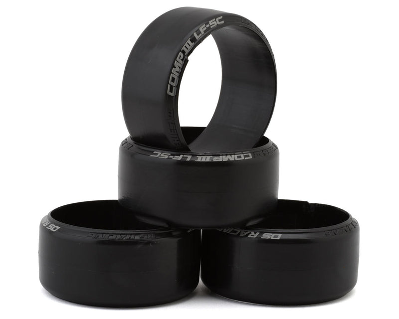 DS Racing DS-CS3-LF5C-29 Competition III 29mm Wide Slick Drift Tires (4 Pack) LF-5C - Smooth Carpet (Hardest)