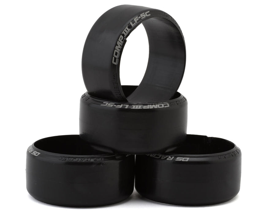 DS Racing DS-CS3-LF5C-29 Competition III 29mm Wide Slick Drift Tires (4 Pack) LF-5C - Smooth Carpet (Hardest)
