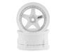 DS Racing DE-001 Triple White Drift Element 5 Spoke Drift Wheels (2 Pack)