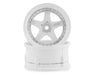 DS Racing DS-DE-003 Triple White with Silver Rivets Drift Element 5 Spoke Drift Wheels (2 Pack)