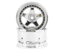 DS Racing DE-009 Triple Chrome with Gold Rivets Drift Element 5 Spoke Drift Wheels (2 Pack)