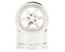 DS Racing DE-209 Triple Chrome with Gold Rivets Drift Element 6 Spoke Drift Wheels (2 Pack)