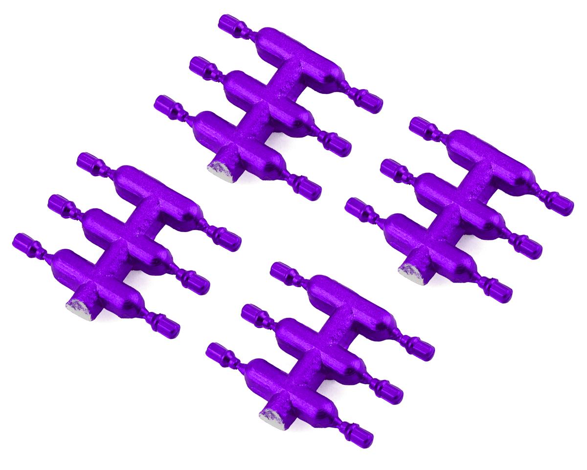 DS Racing DEN-1PUA Purple Drift Element Short Scale Lug Nuts (24 Pack ...