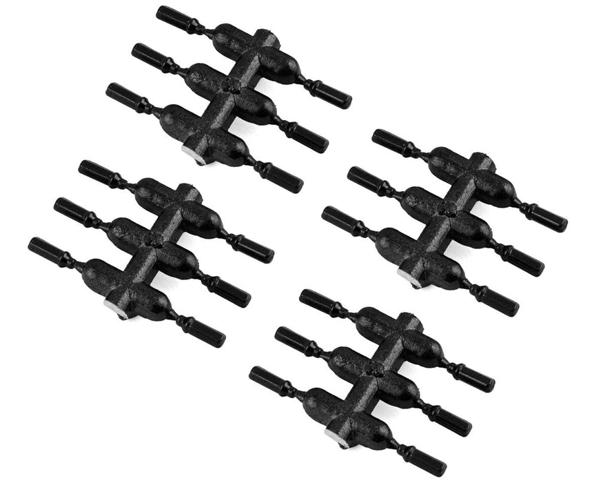DS Racing DS-DEN-2B Black Drift Element Long Scale Lug Nuts (24 Pack)
