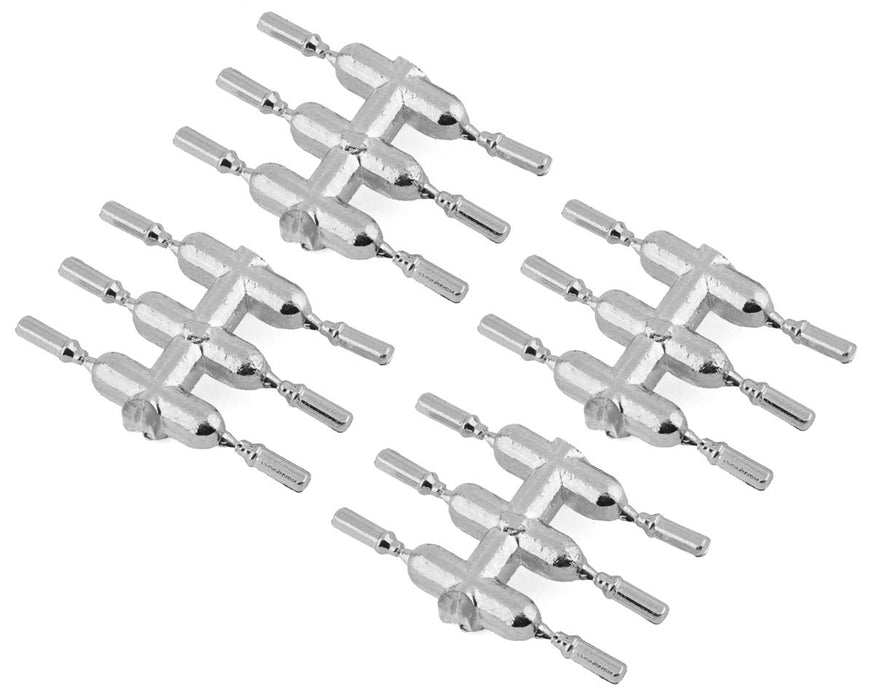 DS Racing DEN-2C Chrome Drift Element Long Scale Lug Nuts (24 Pack)