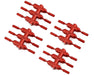 DS Racing DEN-2RA Red Drift Element Long Scale Lug Nuts (24 Pack)