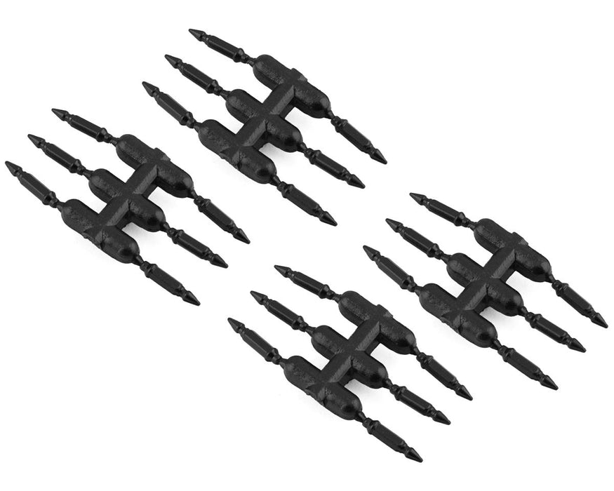DS Racing DS-DEN-3B Black Drift Element Scale Bullet Lug Nuts (24 Pack)