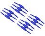 DS Racing DS-DEN-3BLA Blue Drift Element Scale Bullet Lug Nuts (24 Pack)