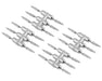 DS Racing DS-DEN-3C Chrome Drift Element Scale Bullet Lug Nuts (24 Pack)