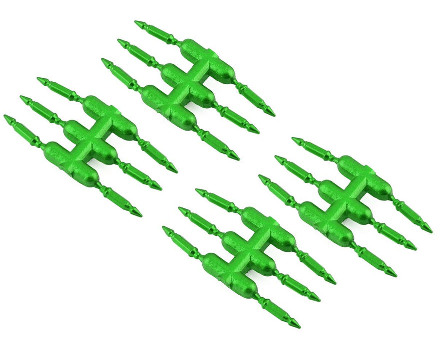 DS Racing DS-DEN-3GA Green Drift Element Scale Bullet Lug Nuts (24 Pack)