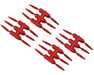 DS Racing DEN-3RA Red Drift Element Scale Bullet Lug Nuts (24 Pack)