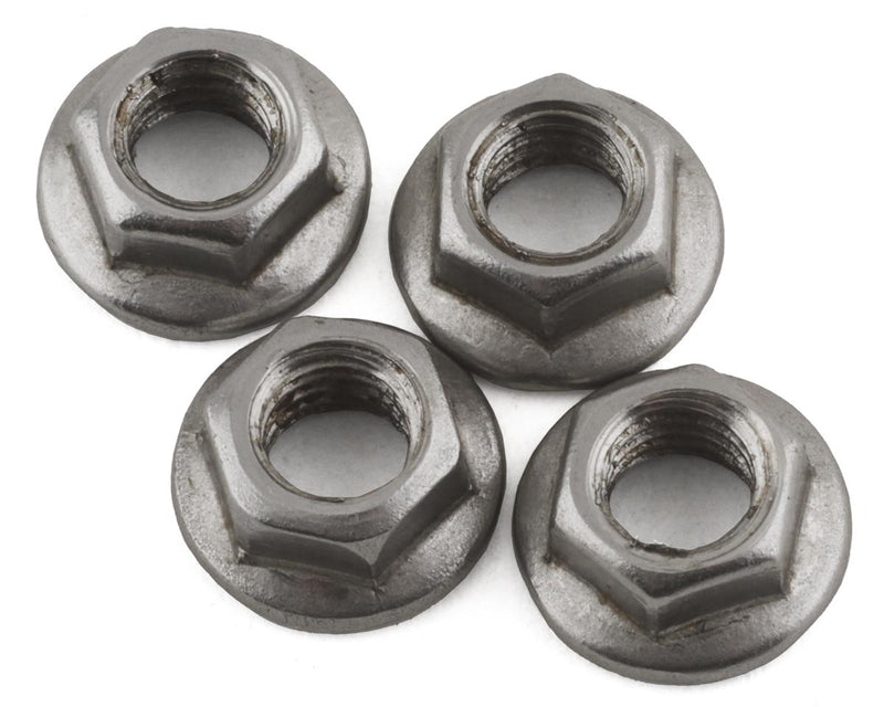 DS Racing DEN-M4S Silver 4x5.5mm Stainless Steel Wheel Nuts (4 Pack)
