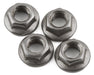 DS Racing DEN-M4S Silver 4x5.5mm Stainless Steel Wheel Nuts (4 Pack)