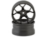 DS Racing DS-DF-5Y2-8B-GM Gunmetal Feathery Split Spoke Drift Wheels with 8mm Offset (2 Pack)