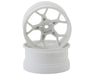 DS Racing DS-DF-5Y2-8W-WM Matte White Feathery Split Spoke Drift Wheels with 8mm Offset (2 Pack)