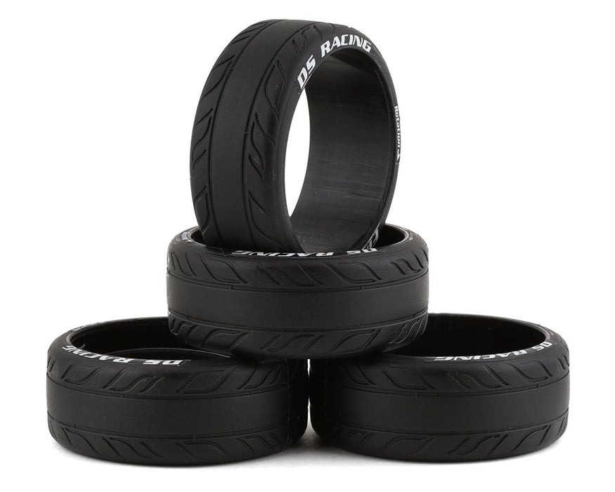 DS Racing HF-3SE Finix Friction HF Treaded Drift Tires (4 Pack) HF-3 - Smooth or Slippery Surface
