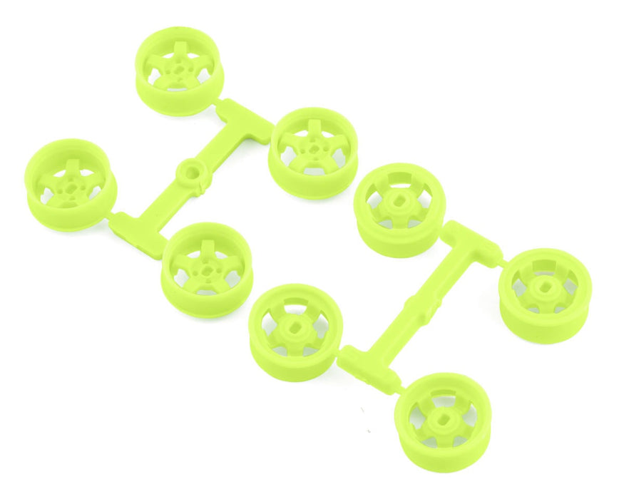 DS Racing DS-MI-20N1-FL Kyosho Mini Z 8.5mm Narrow Drift Rims (1/2/3/4 Offset) (Fluorescent Lime)