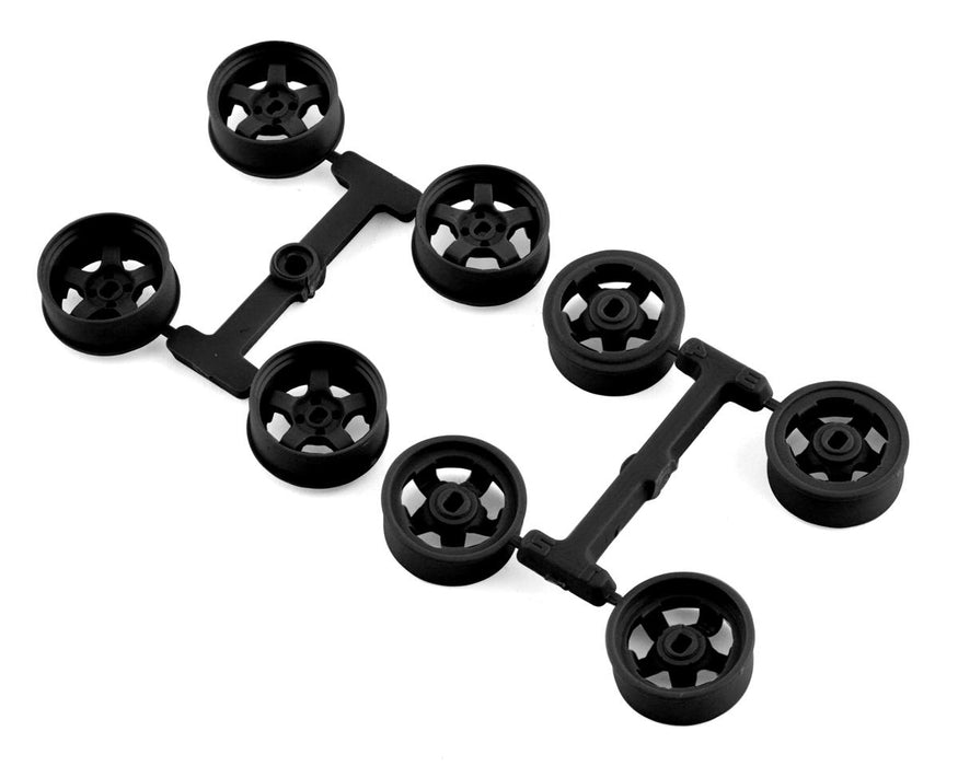 DS Racing DS-MI-20N1B Kyosho Mini Z 8.5mm Narrow Drift Rims (1/2/3/4 Offset) (Black)